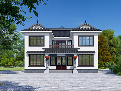 新中式别墅设计，30万搞定。